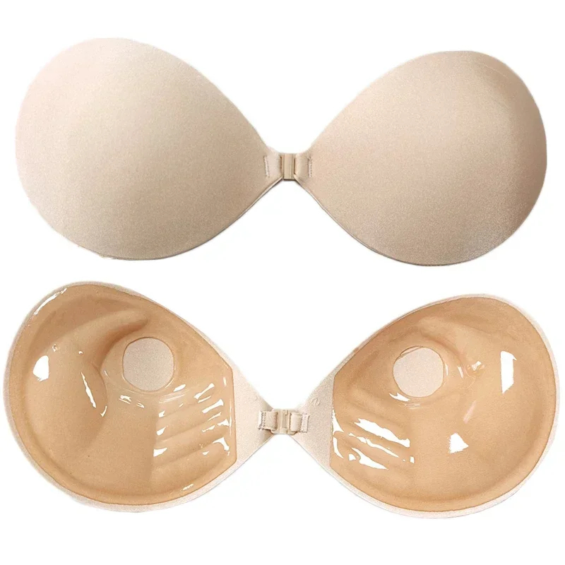 Strapless Bra Adhesive - 1/2PCS Palm Push Up Invisible Bra