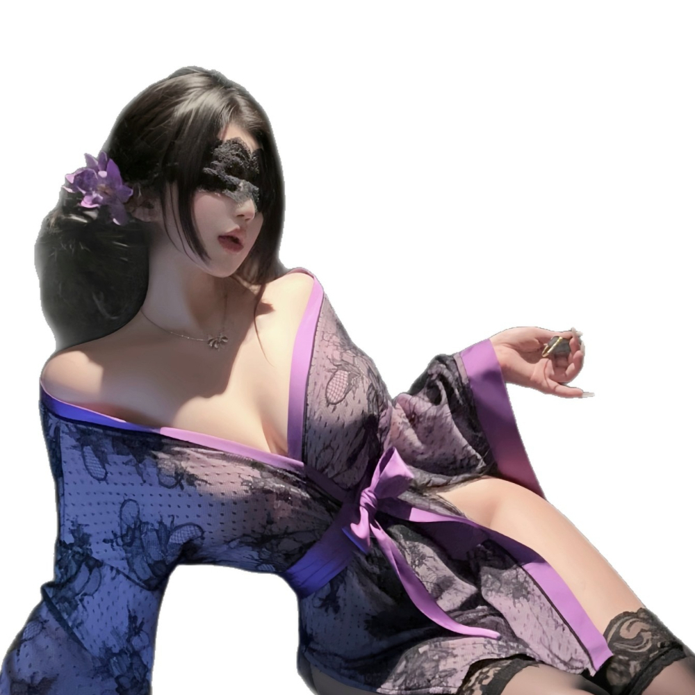 Erotic Babydoll Womens Open Br - Lace Bralette Set ulasan dan harga