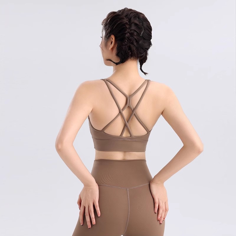 2pcs Women Seamless Yoga Set S - Sports Bra Racerback ulasan dan harga