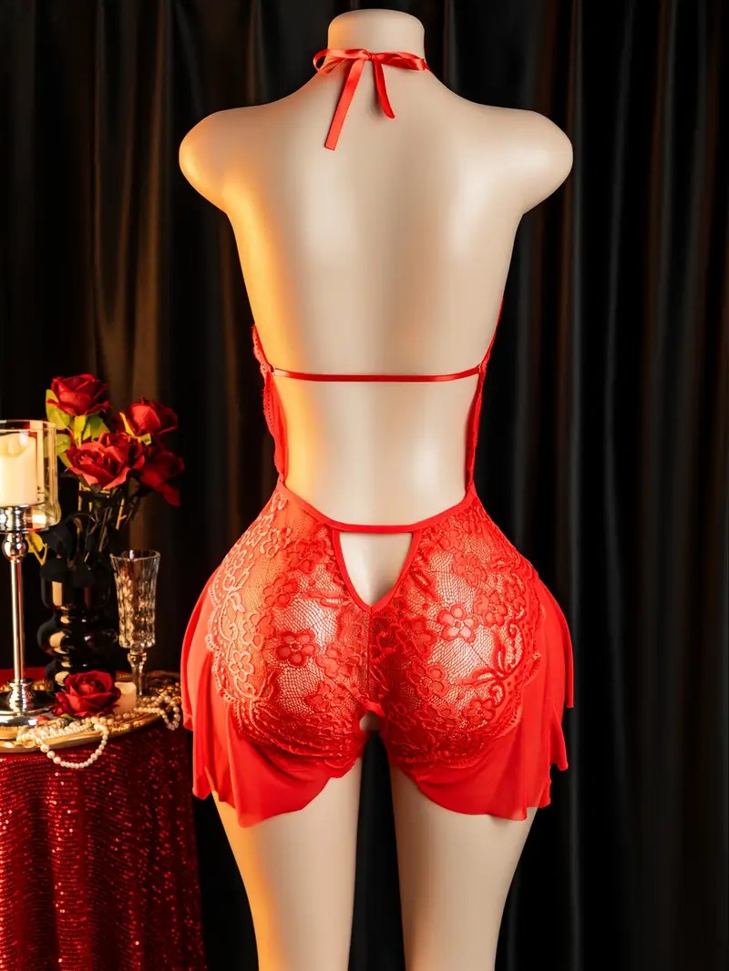 Hot Erotic Crotchless Lingerie - Lace Bralette Set ulasan dan harga