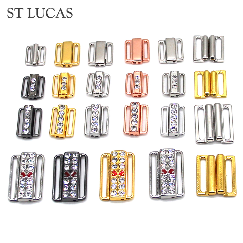 2pcs/lot silver gold Rectangle - Nursing Bra Clip ulasan dan harga