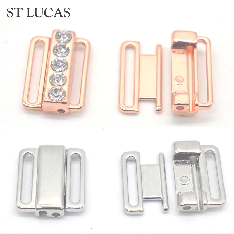 2pcs/lot silver gold Rectangle - Nursing Bra Clip ulasan dan harga