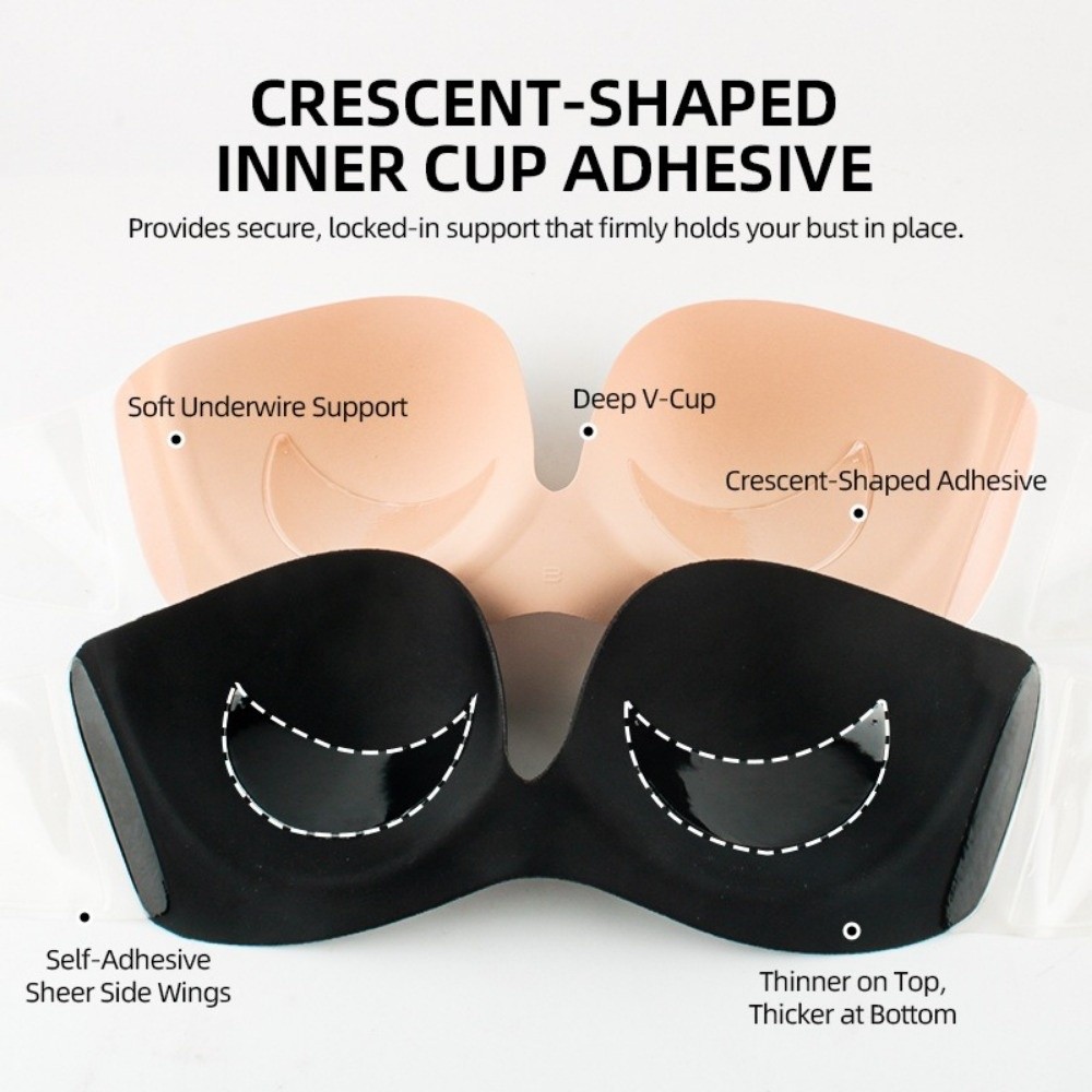 Breathable Seamless Invisible  - Backless Bra Sticky ulasan dan harga