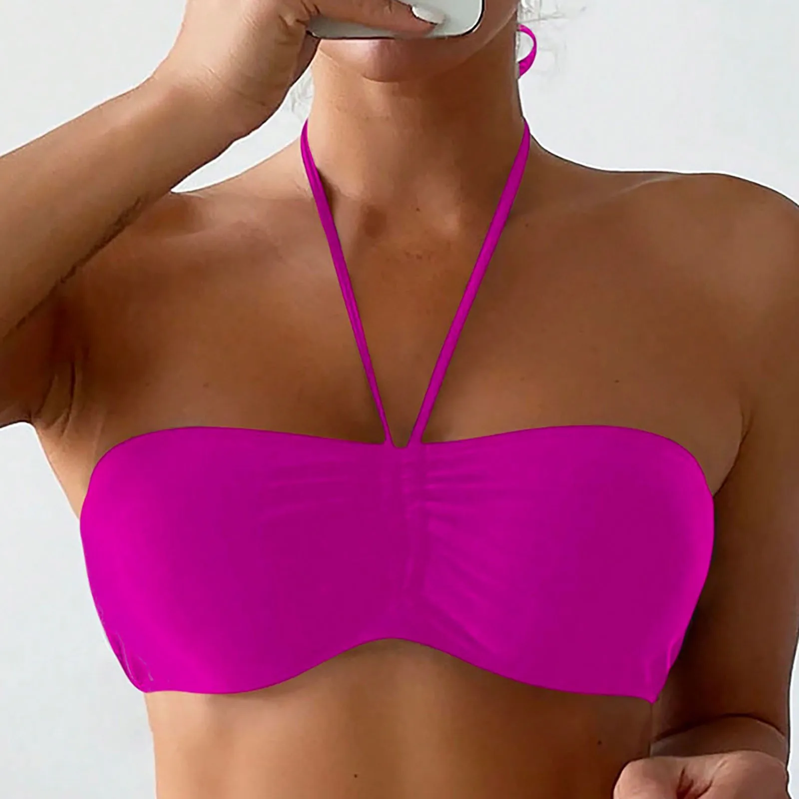 Women Underwire Bikini Top Pus - Underwire Bra Padded ulasan dan harga