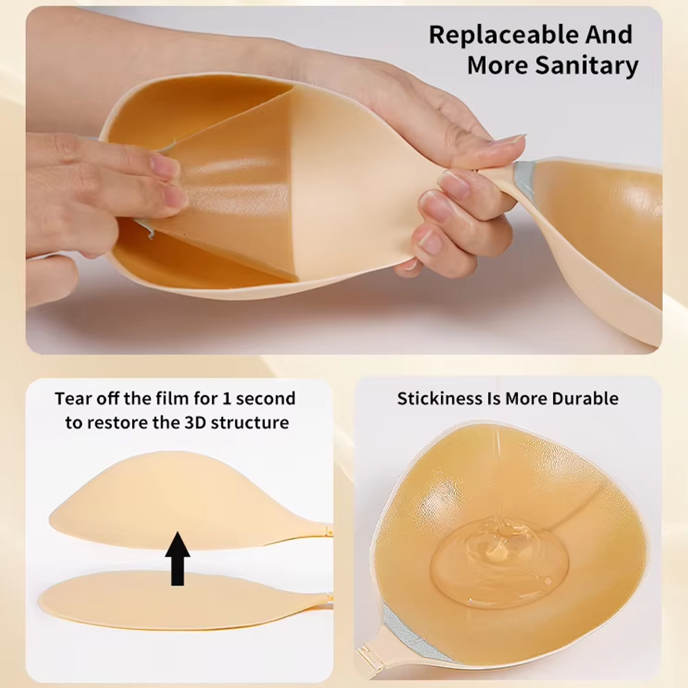 Cleavage Lift Silicone Stick-o - Backless Bra Sticky ulasan dan harga