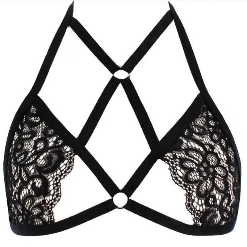 ‌Euro Fashion Lace Lingerie Se - Lace Bralette Set ulasan dan harga