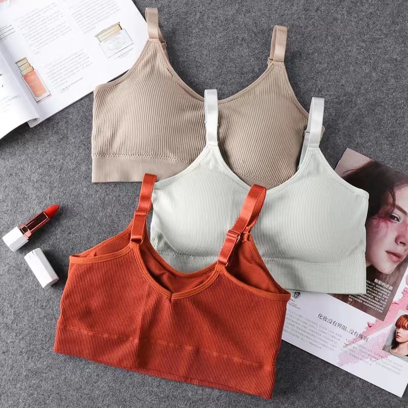 Women Seamless Brassiere Bra F - Sleep Bra Bralette ulasan dan harga