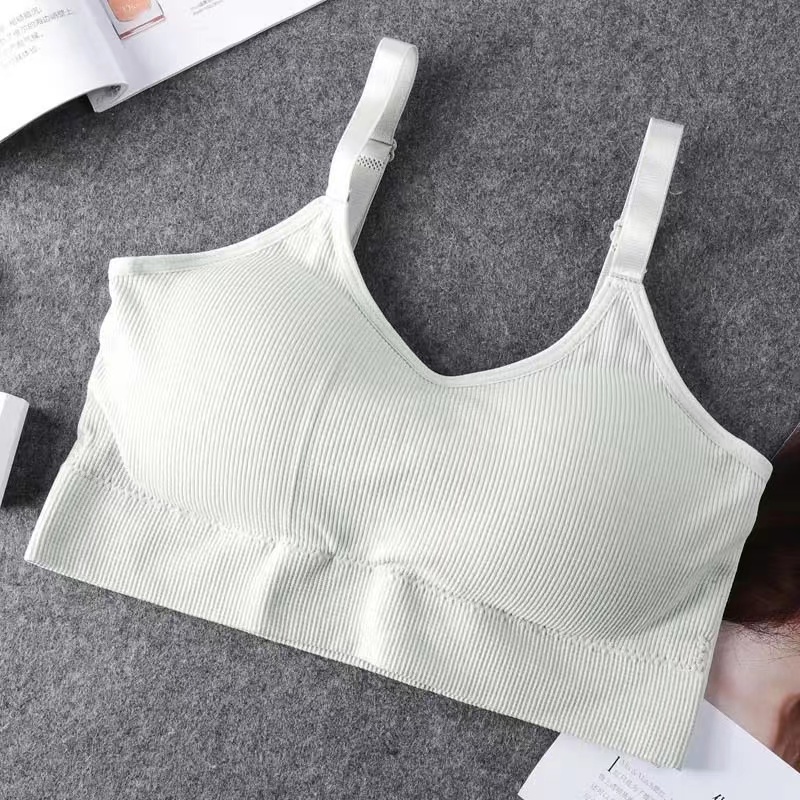 Women Seamless Brassiere Bra F - Sleep Bra Bralette ulasan dan harga