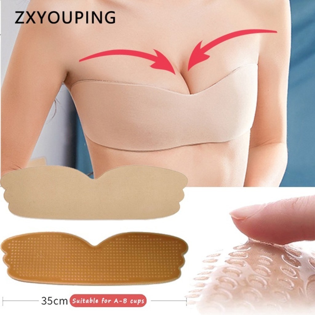 Reusable Nipple Tape One Piece - Push Up Bra Silicone ulasan dan harga